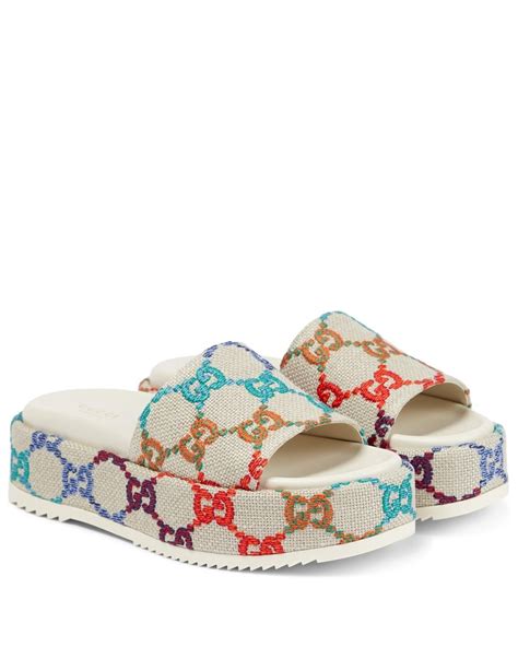 gucci white sandals womens|white gucci sandals men.